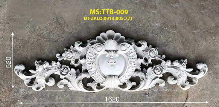 phù điêu đầu cột trang trí mặt tiền nhà tại thanh hóa nghệ an TTB009